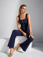 Joseph Ribkoff Lux Twill Flared Pull-On Pants