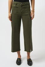 Joseph Ribkoff Claudia | Culotte Jeans With Embellished Front Seam