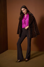 Joseph Ribkoff Silky Knit And Satin Straight Tunic