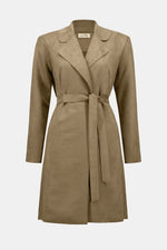 Joseph Ribkoff Scuba Suede Straight Coat