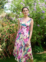 India Chiffon Print Dress