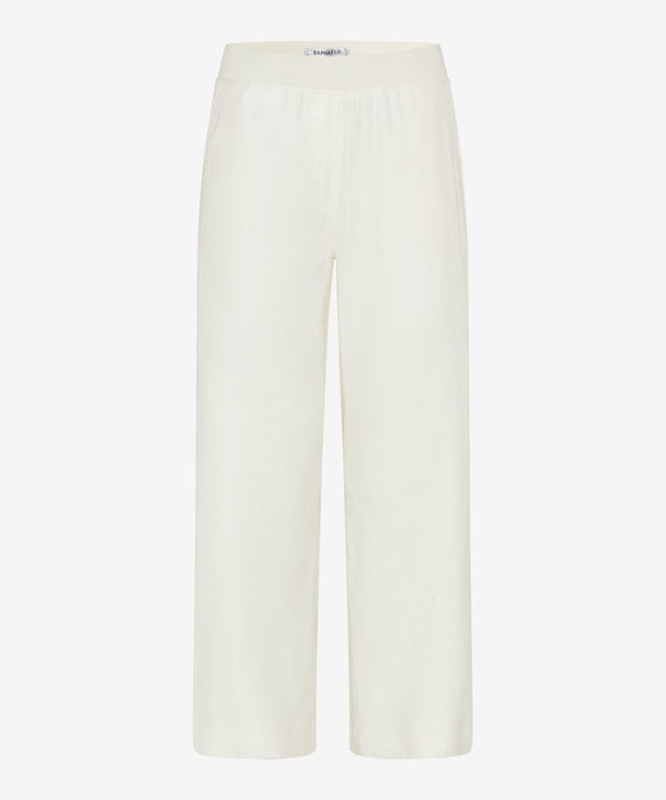 Brax Pam Linen Stretch Wide Leg Capri Culotte