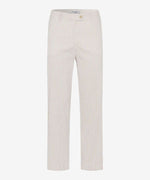 Brax Seersucker Stripe Trousers with Front Pleat