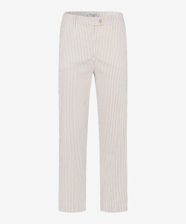 Brax Seersucker Stripe Trousers with Front Pleat