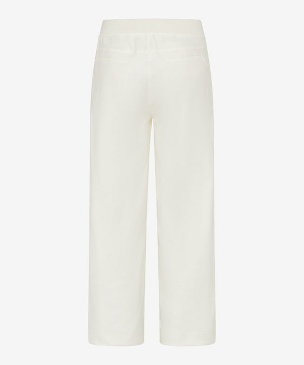 Brax Pam Linen Stretch Wide Leg Capri Culotte