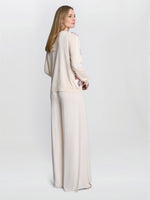 Vilma Floral Satin Front Cardigan