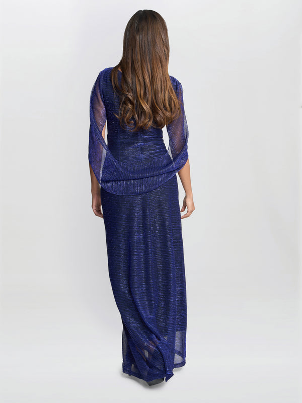 Joanna Metallic Knit Maxi Dress