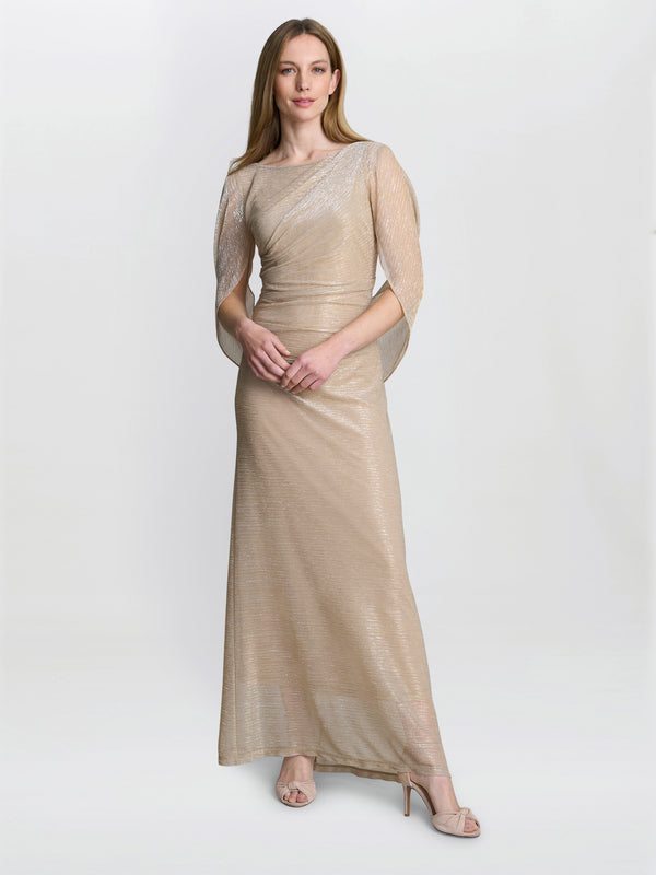 Joanna Metallic Knit Maxi Dress
