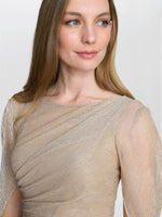 Joanna Metallic Knit Maxi Dress