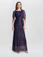 Joanna Metallic Knit Maxi Dress