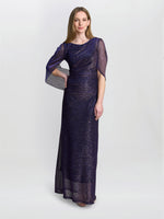 Joanna Metallic Knit Maxi Dress