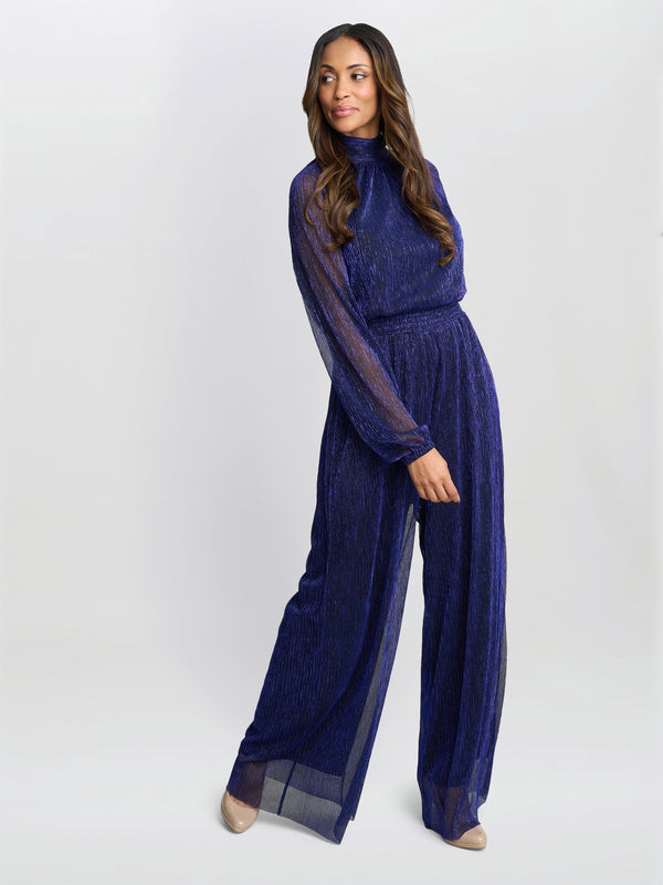 Kylie Metallic Knit Jumpsuit