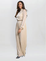 Kylie Metallic Knit Jumpsuit