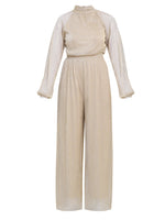 Kylie Metallic Knit Jumpsuit