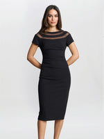 Daniella Illusion Neck Dress
