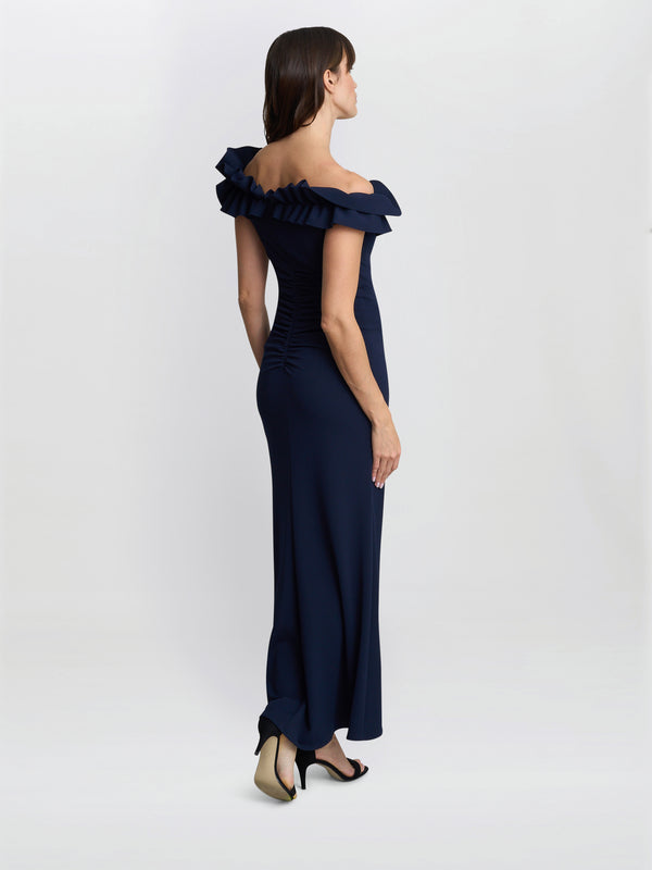 Viola Ruffle Top Maxi Dress