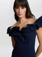 Viola Ruffle Top Maxi Dress