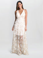 Zafira Floral Applique Dress