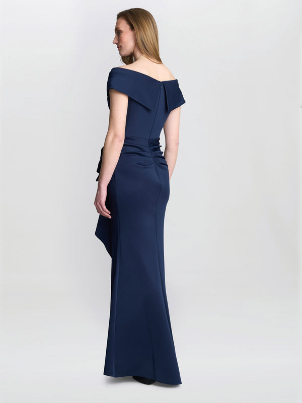 Victoria Maxi Dress With Side Ruching