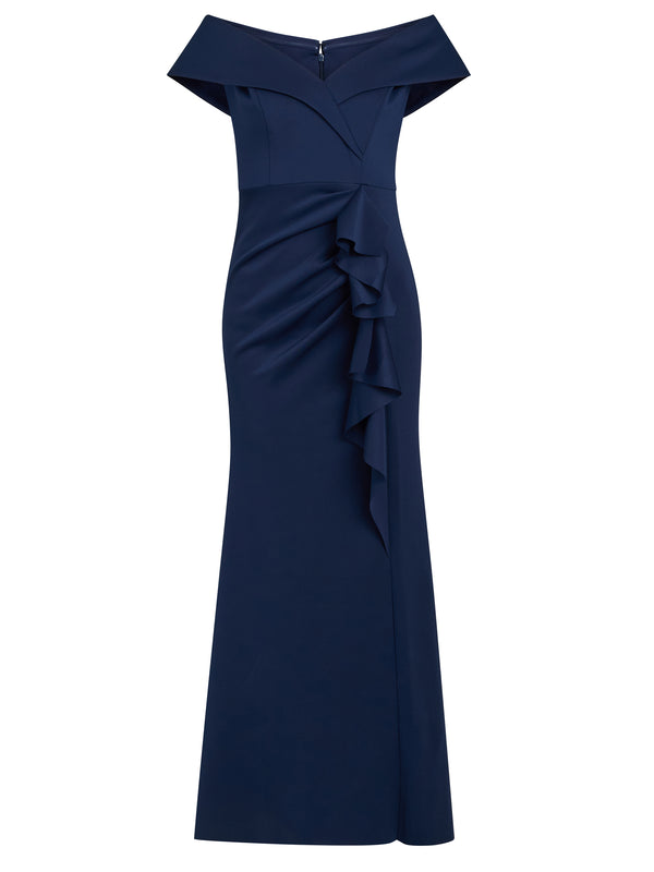Victoria Maxi Dress With Side Ruching