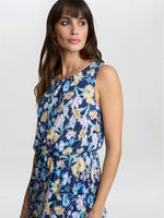 Zara Floral Print Plisse Tier Dress