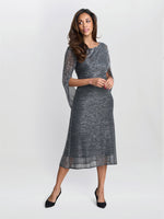 Ciara Metallic Knit Dress