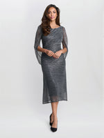 Ciara Metallic Knit Dress