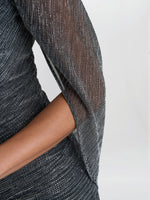 Ciara Metallic Knit Dress