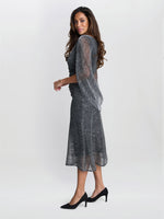 Ciara Metallic Knit Dress