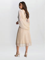 Ciara Metallic Knit Dress