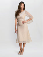 Ciara Metallic Knit Dress