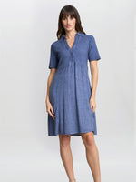 Aaliyah Chambray Demin and jersey Dress
