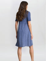 Aaliyah Chambray Demin and jersey Dress
