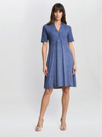Aaliyah Chambray Demin and jersey Dress