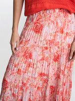 Isabelle floral Print Pleated Skirt