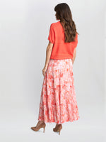 Isabelle floral Print Pleated Skirt