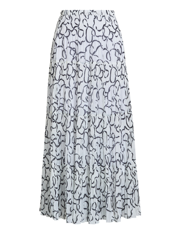 Jasmina Pleated Maxi Skirt