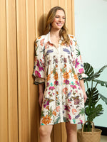 Mia Short Floral Shirt Dress
