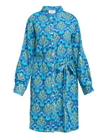 Sarina Blue Shirt Dress
