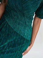 Liz Metallic Knit Maxi Dress