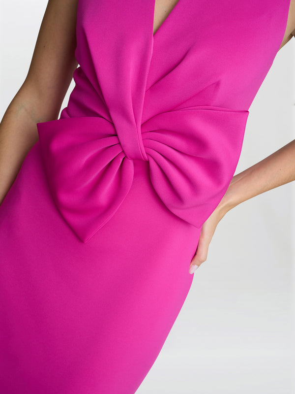 Sienna Maxi Dress With Bow Detail