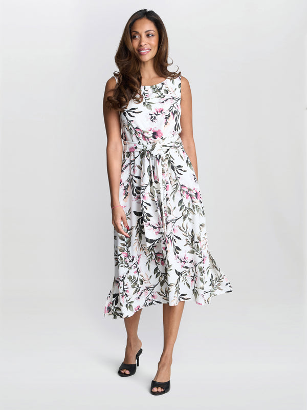 Kelly Floral Printed Dress