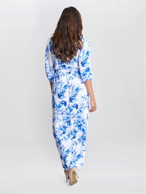 Karen Floral Print Maxi Dress