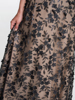 Keira 3D Flower Maxi Dress