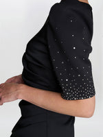 Louisa Dress With Beaded Sleeve