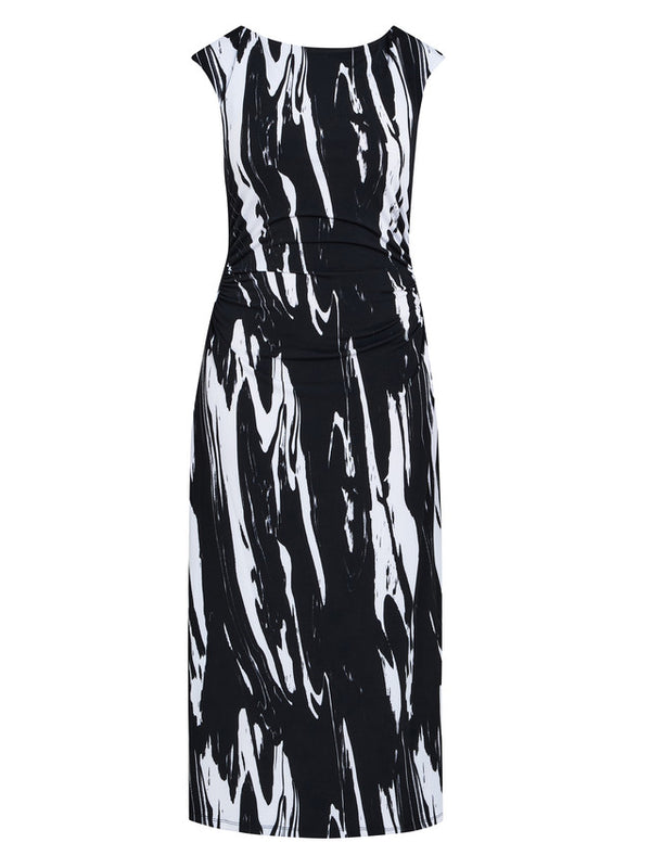 Lucia Abstract Print Dress