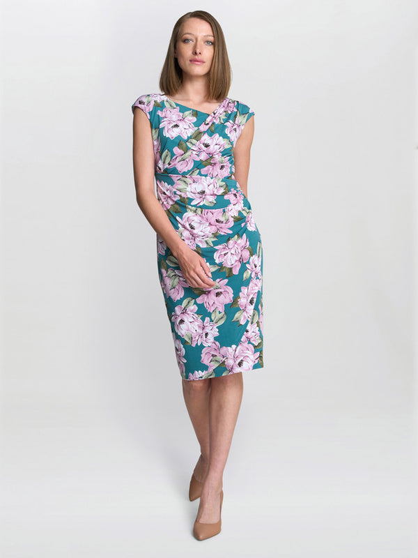 Martha Floral Print Dress
