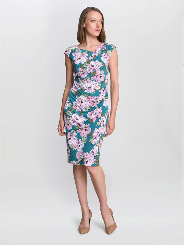 Martha Floral Print Dress