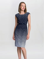 Minnie Abstract Print Dress