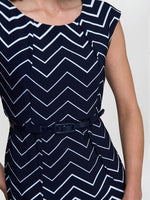 Minnie Abstract Print Dress